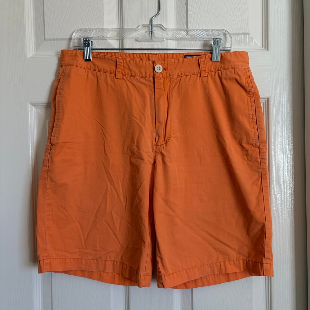 Vineyard Vines Men's Orange Club Shorts Size 33 Casual Preppy Chino Shorts